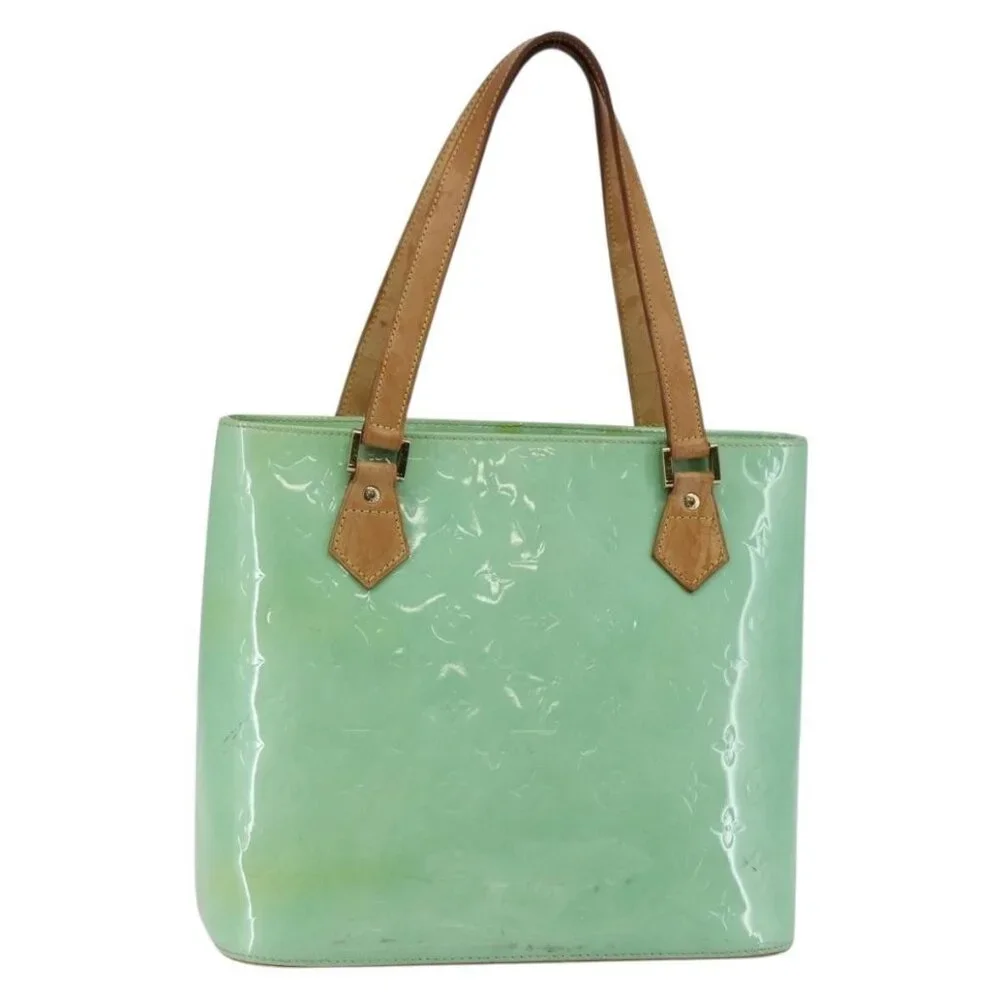 LOUIS VUITTON Monogram Vernis Houston Hand Bag Peppermint - Picture 7 of 15